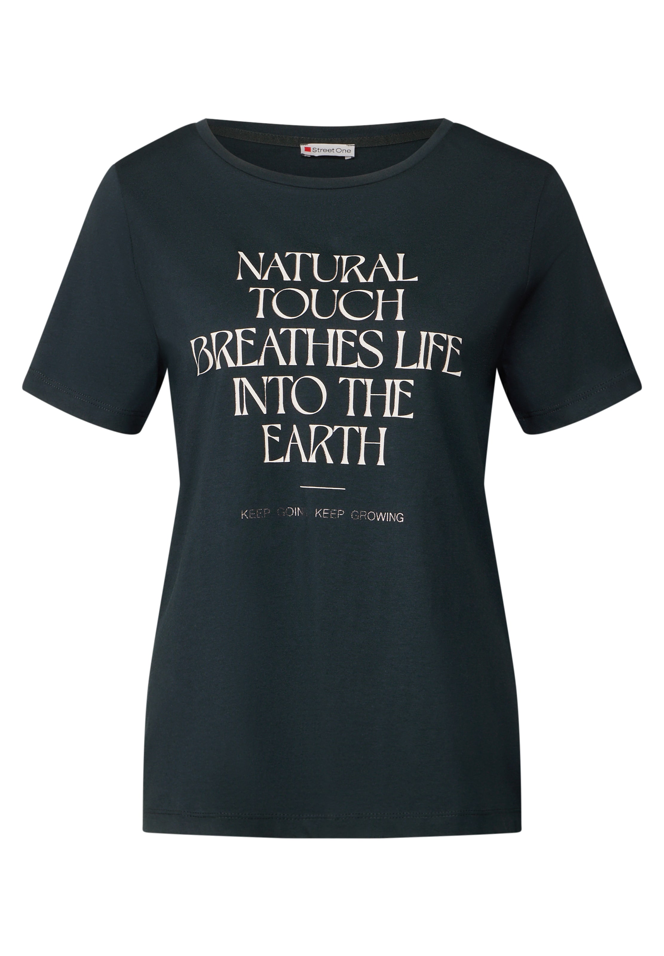 STREET ONE Тениска в синьо: отпред