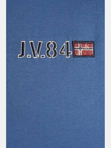 Jan Vanderstorm Doppelpack T-Shirt ' Mayko ' in Blau