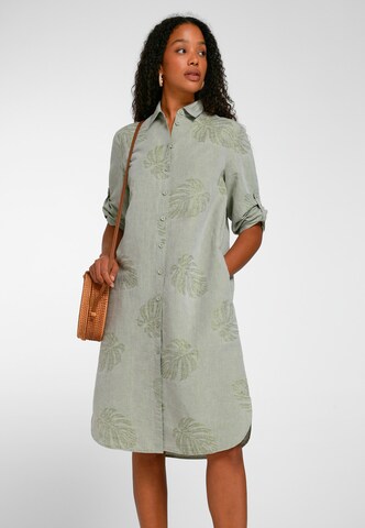 Robe-chemise 'Anna' Anna Aura en vert : devant