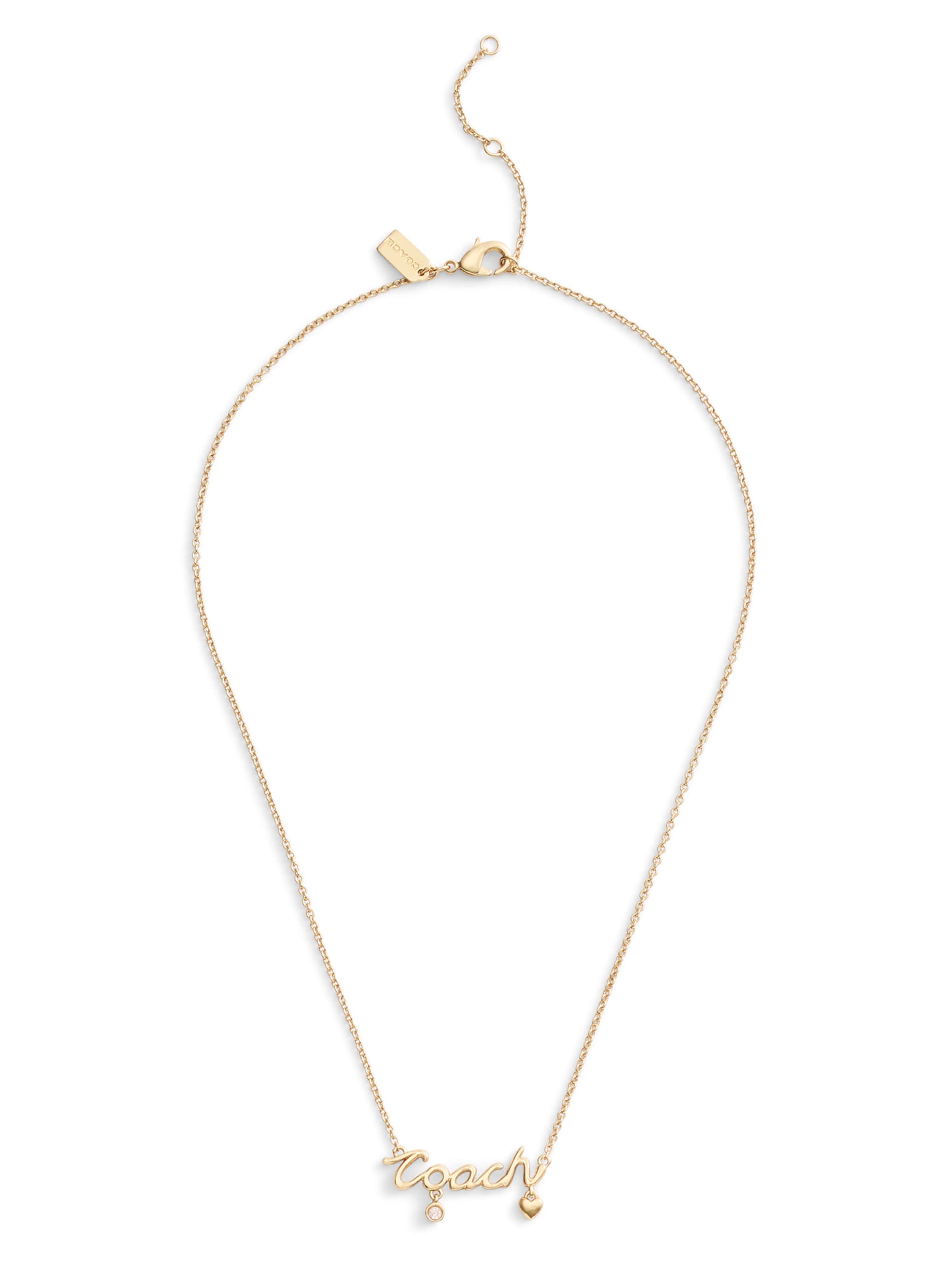 COACH Colar em ouro, Vista do artigo