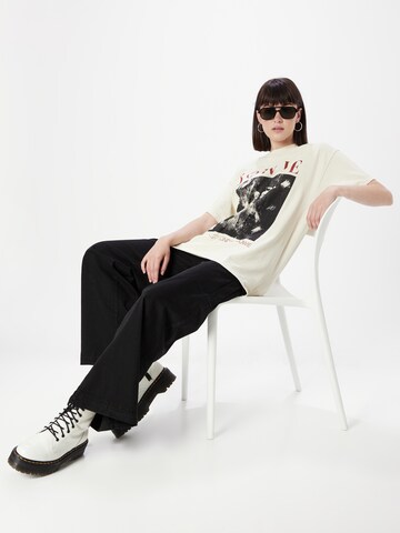 TOPSHOP - Camiseta talla grande en gris