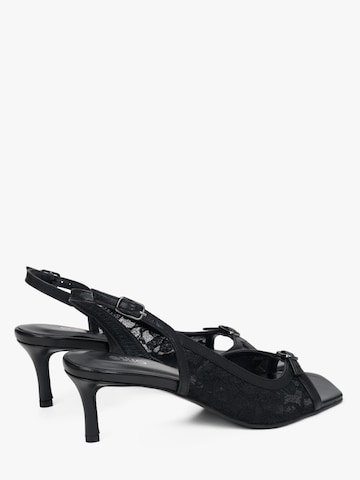 Estro Riemensandale '30-6184'‌‌‌ in Schwarz