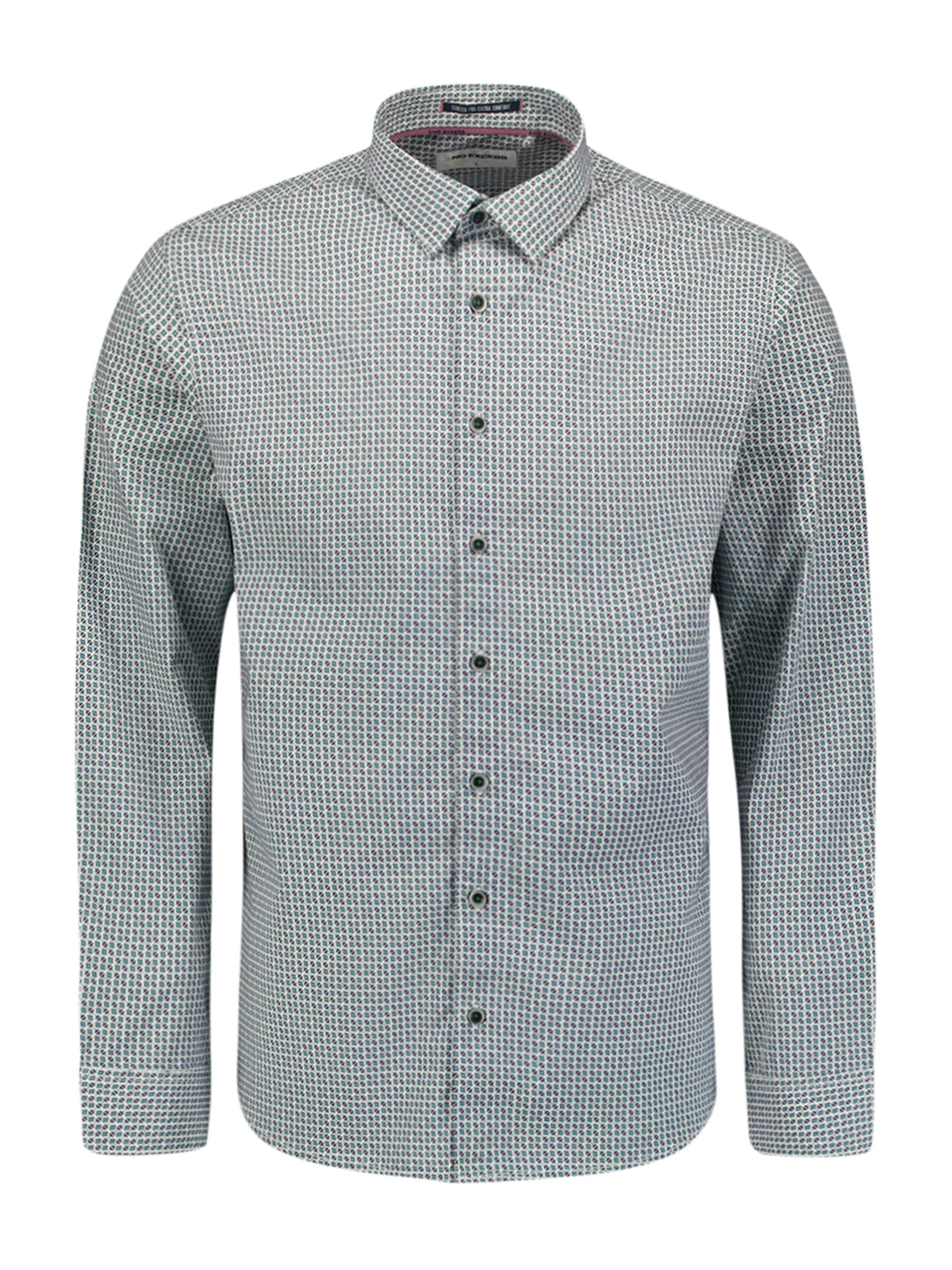 No Excess Hemd in Blau: Vorderseite