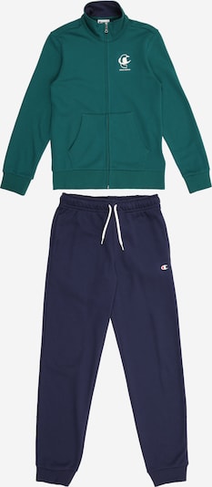 Champion Authentic Athletic Apparel Jogging komplet u mornarsko plava / zelena, Pregled proizvoda
