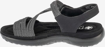 Rieker Sandal 'Rieker Sandals 64870' in Grey: front