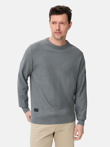 CAMEL ACTIVE Sweater in Blue: front