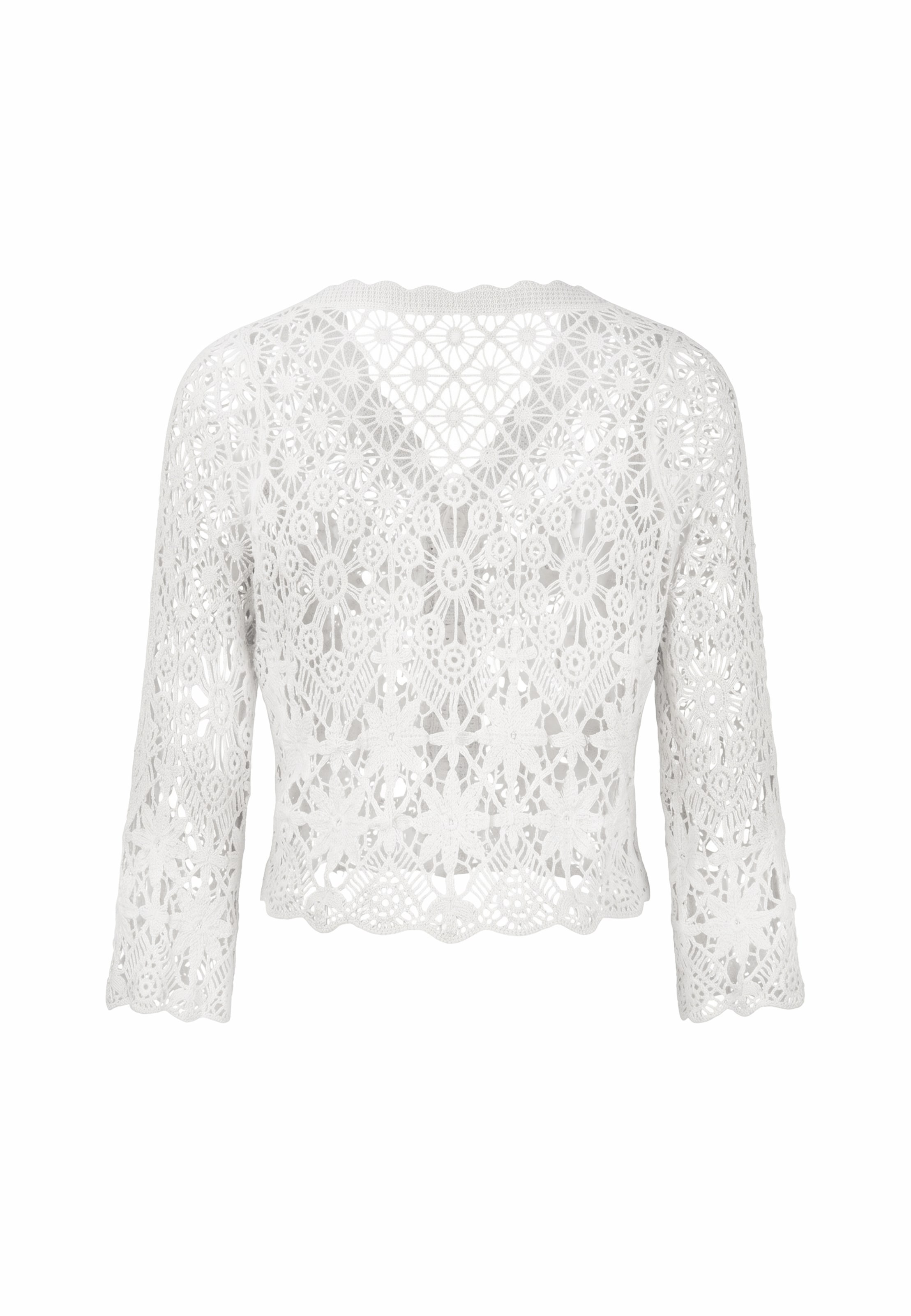 Cardigan 'Boho' IZIA en blanc