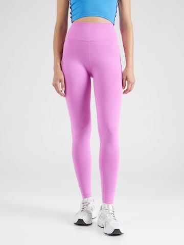Skinny Pantalon de sport 'Sleek' Fabletics en rose : devant