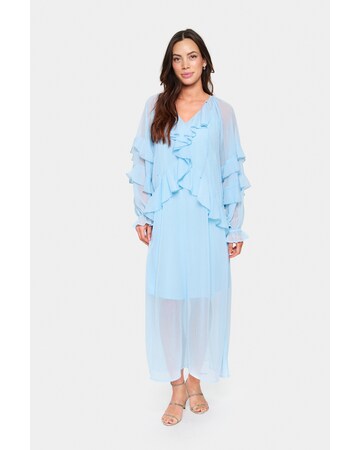 SAINT TROPEZ Jurk in Blauw: voorkant