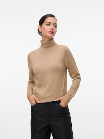 VERO MODA - Jersey en beige: frente