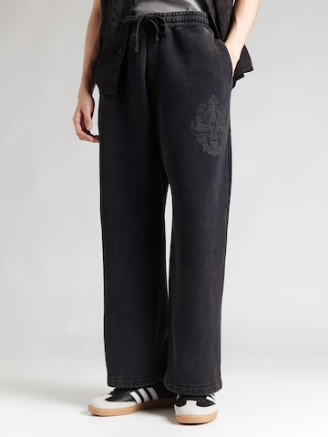 Wide Leg Pantalon HOLLISTER en noir : devant