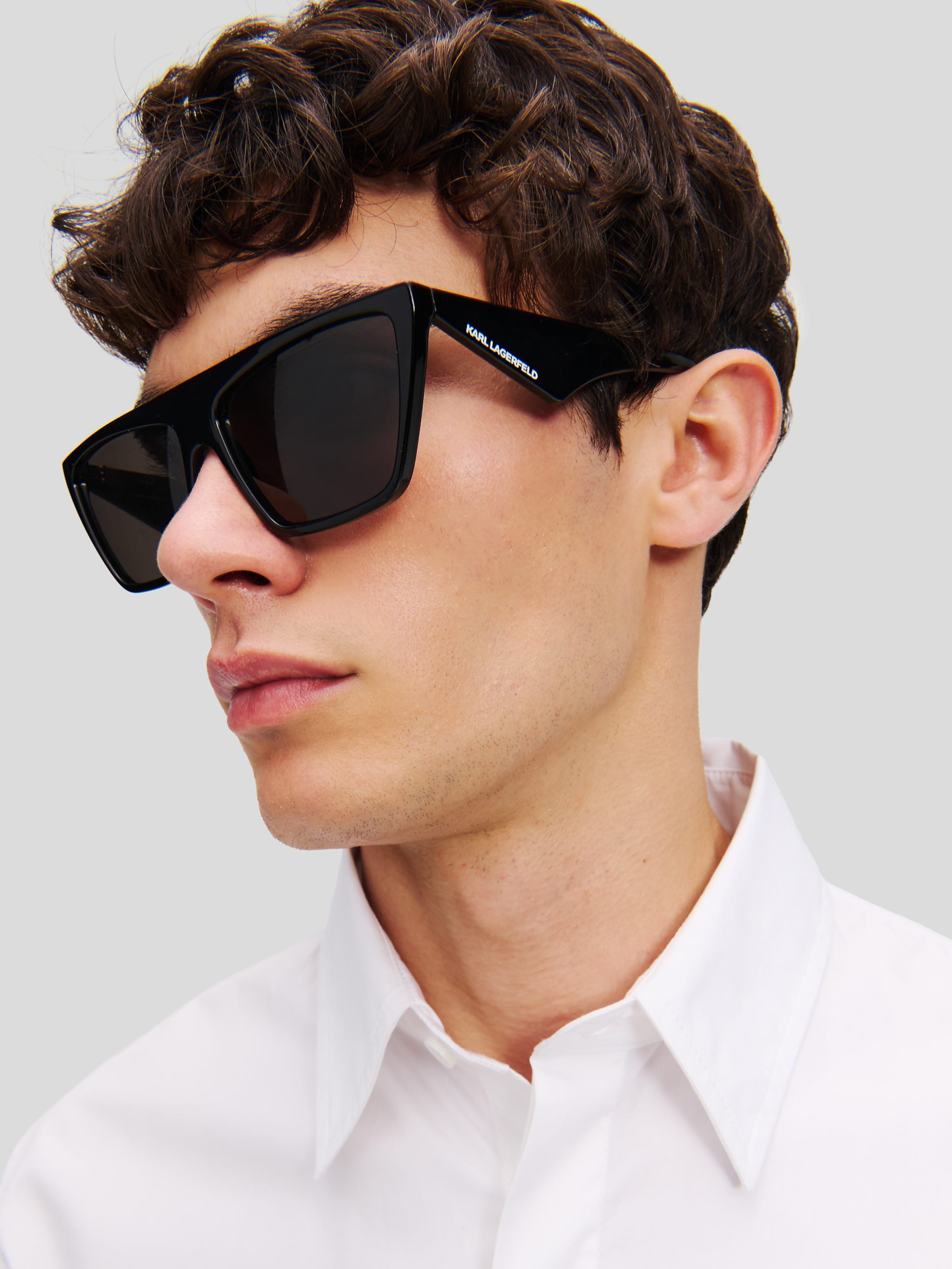 Karl Lagerfeld Aurinkolasit ' SONNENBRILLE MIT KARL-AUTOGRAMM ' värissä ruskea