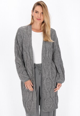 Cardigan Usha en gris : devant