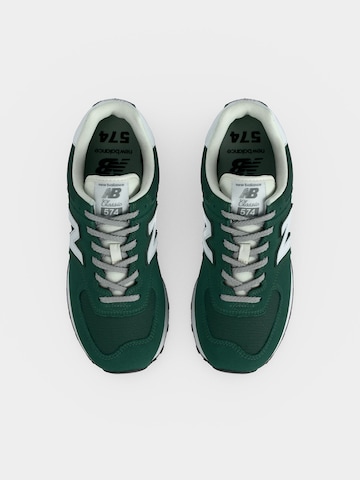 Sneaker bassa '574' di new balance in verde