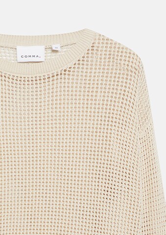 COMMA Strickpullover in Beige
