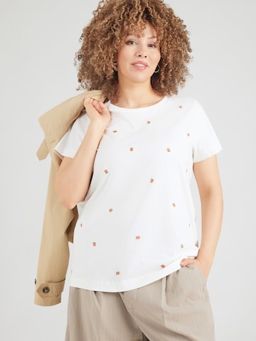 Vero Moda Curve Футболка 'VMCSOLA METTE' в Белый: спереди