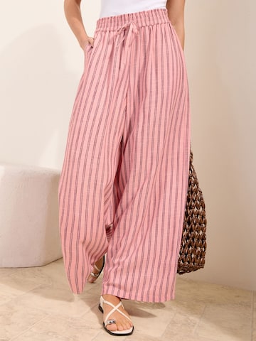 Friends Like These Wide Leg Bukser i pink: forside