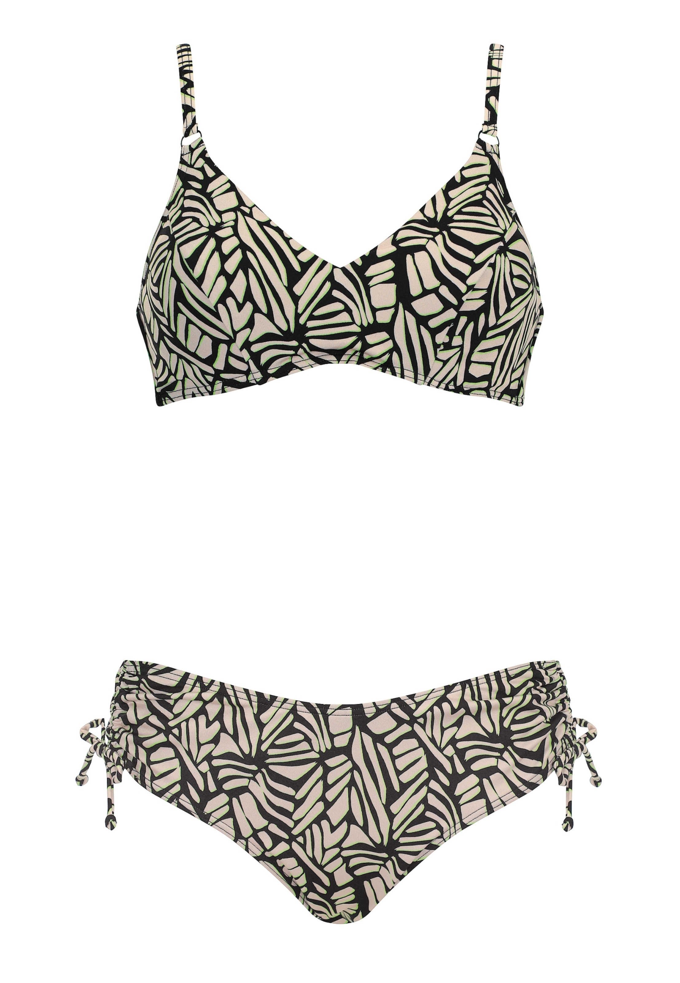 OLYMPIA Triangel Bikini i beige: forside