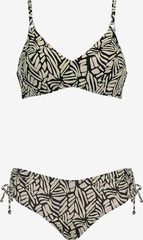 Triangle Bikini OLYMPIA en beige : devant