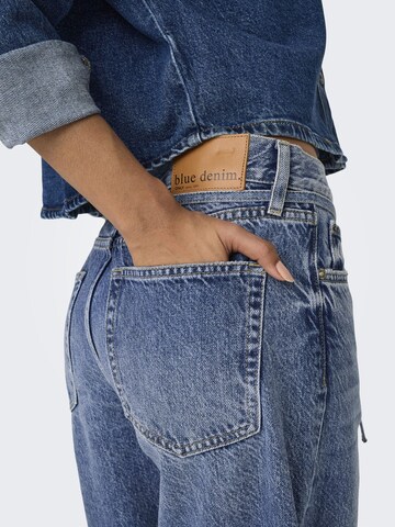 ONLY Wide leg Jeans 'Gianna' i blå