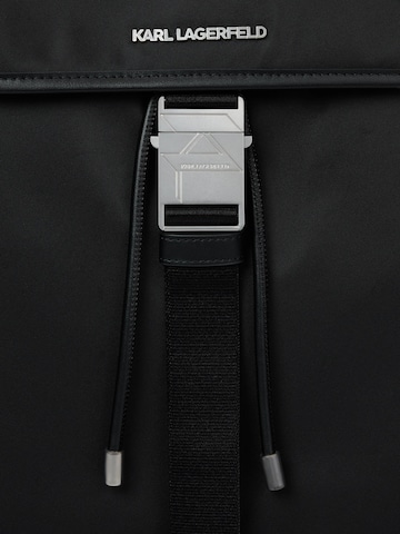 Karl Lagerfeld Batoh 'K/Nylon' - Čierna