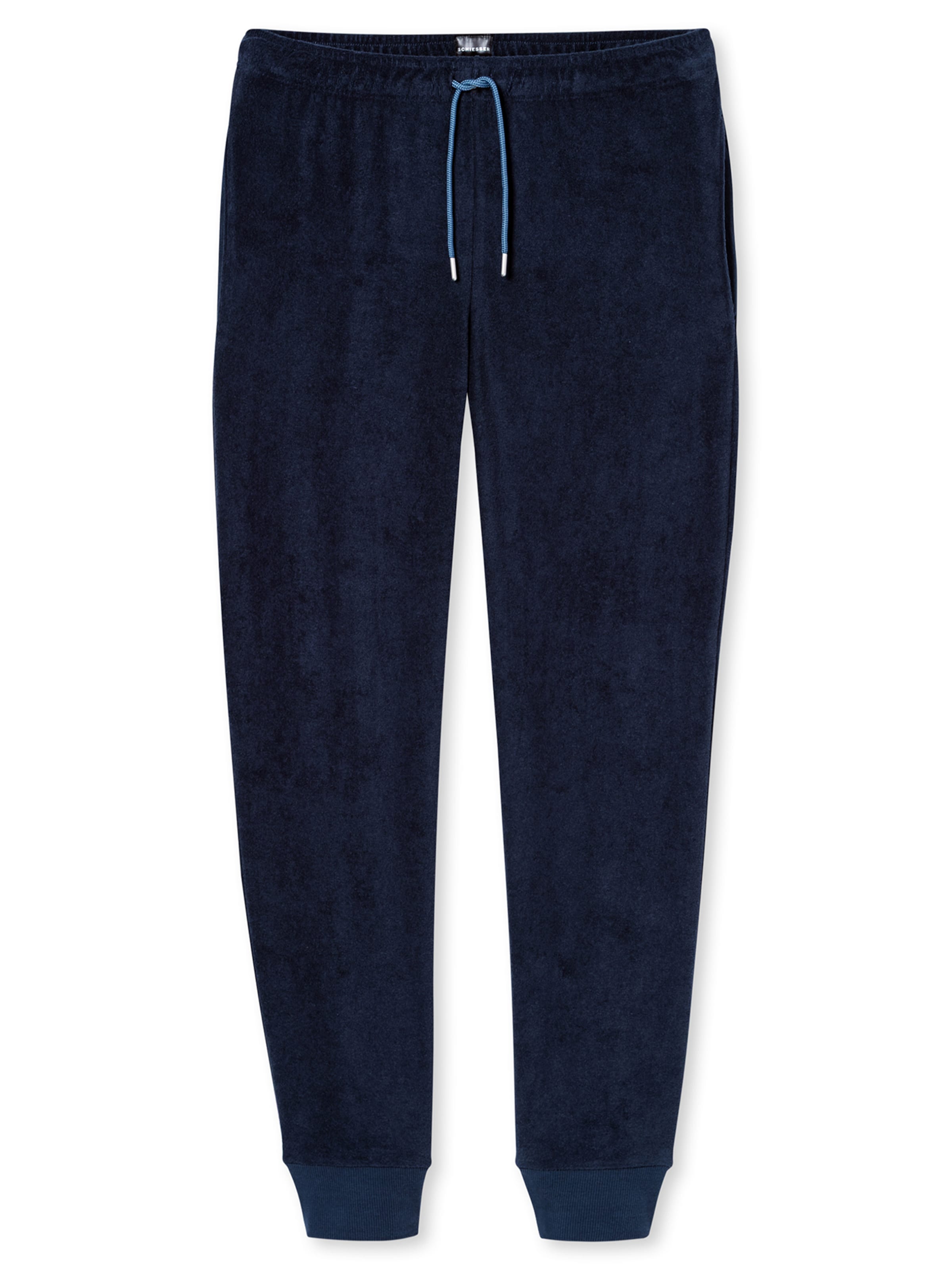 SCHIESSER Pyjamas lang i blå