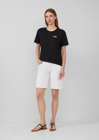 T-shirt s.Oliver en noir : devant