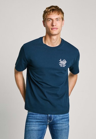 Pepe Jeans Shirt 'SUAN' in Blauw: voorkant