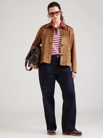 ONLY Carmakoma Between-season jacket 'CARTULIP' in Brown
