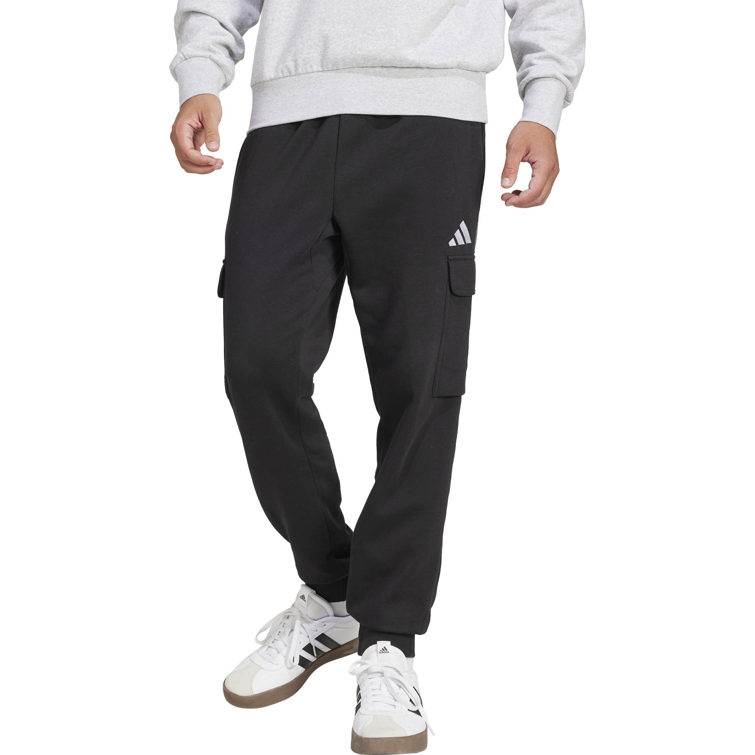 ADIDAS SPORTSWEAR Конический (Tapered) Спортивные штаны 'Feelcozy' в Черный: спереди