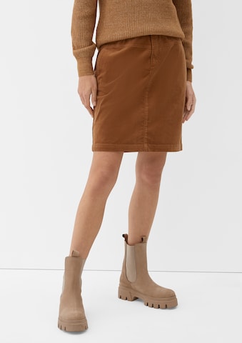 s.Oliver Skirt in Brown: front