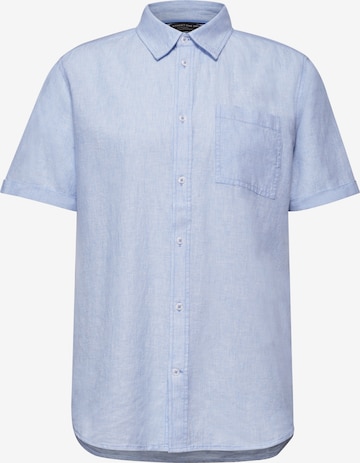 Street One MEN Regular Fit Hemd in Blau: Vorderseite