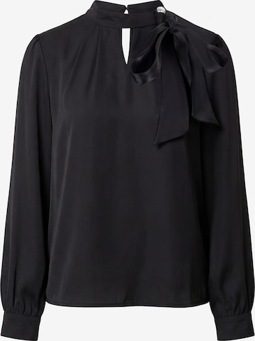 usha BLACK LABEL - Blusa en negro: frente