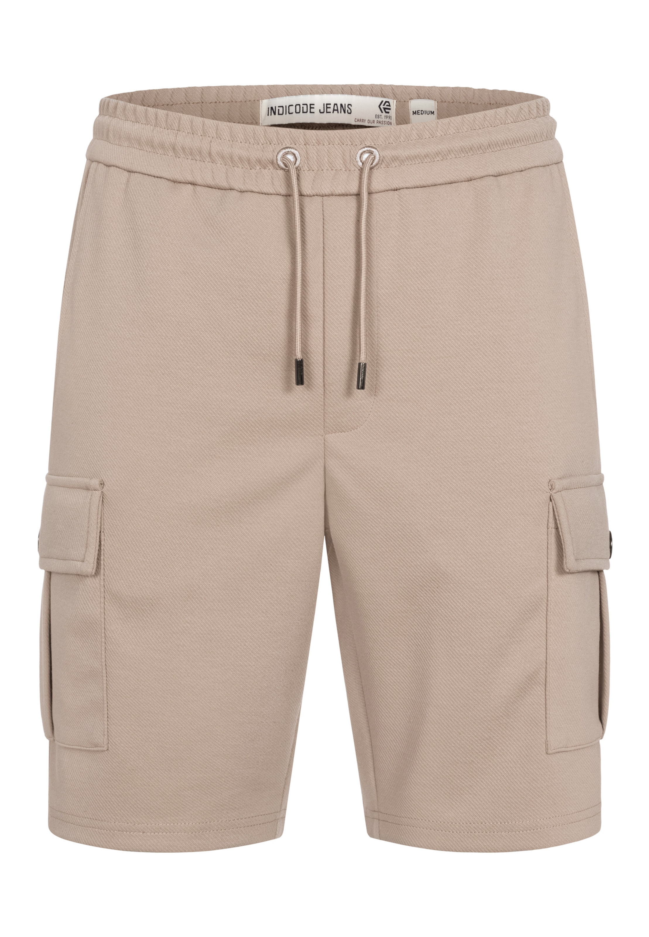 INDICODE JEANS Cargo trousers ' Nezzo ' in Beige: front