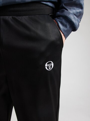 Sergio Tacchini Regular Hose 'SANTOS' in Schwarz