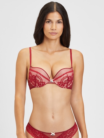 Push-up Reggiseno di s.Oliver in rosso: frontale