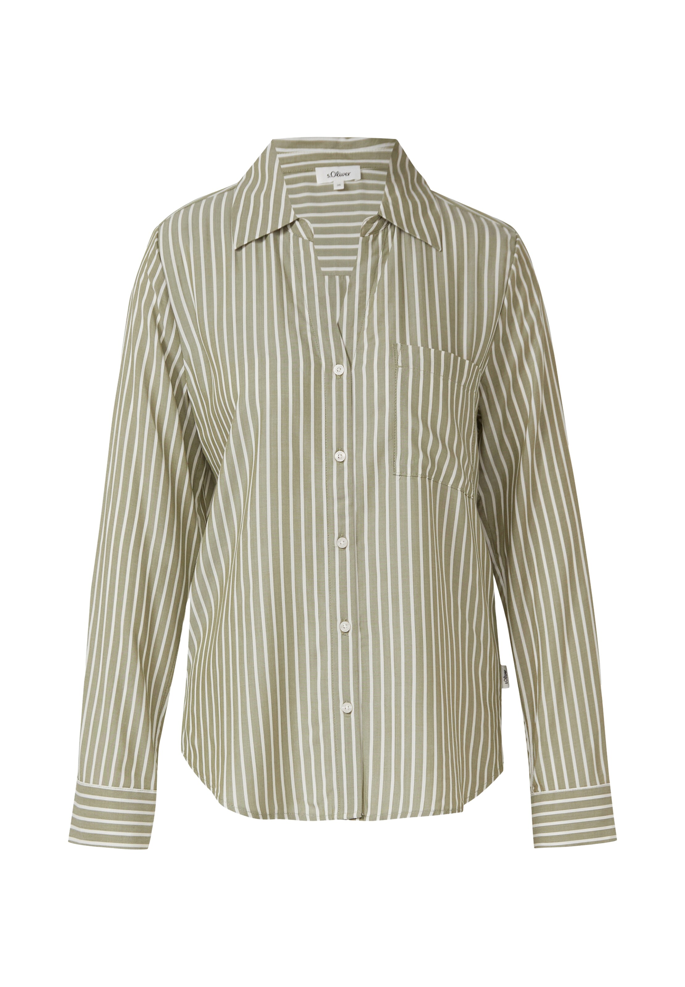 s.Oliver Blouse in Green: front