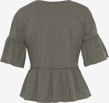 LASCANA Shirt in Grün