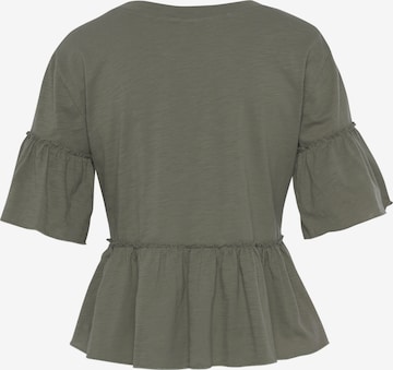 LASCANA Shirt in Green