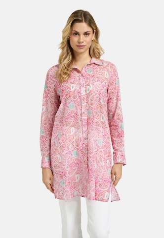 Milano Italy Blouse in Pink: front