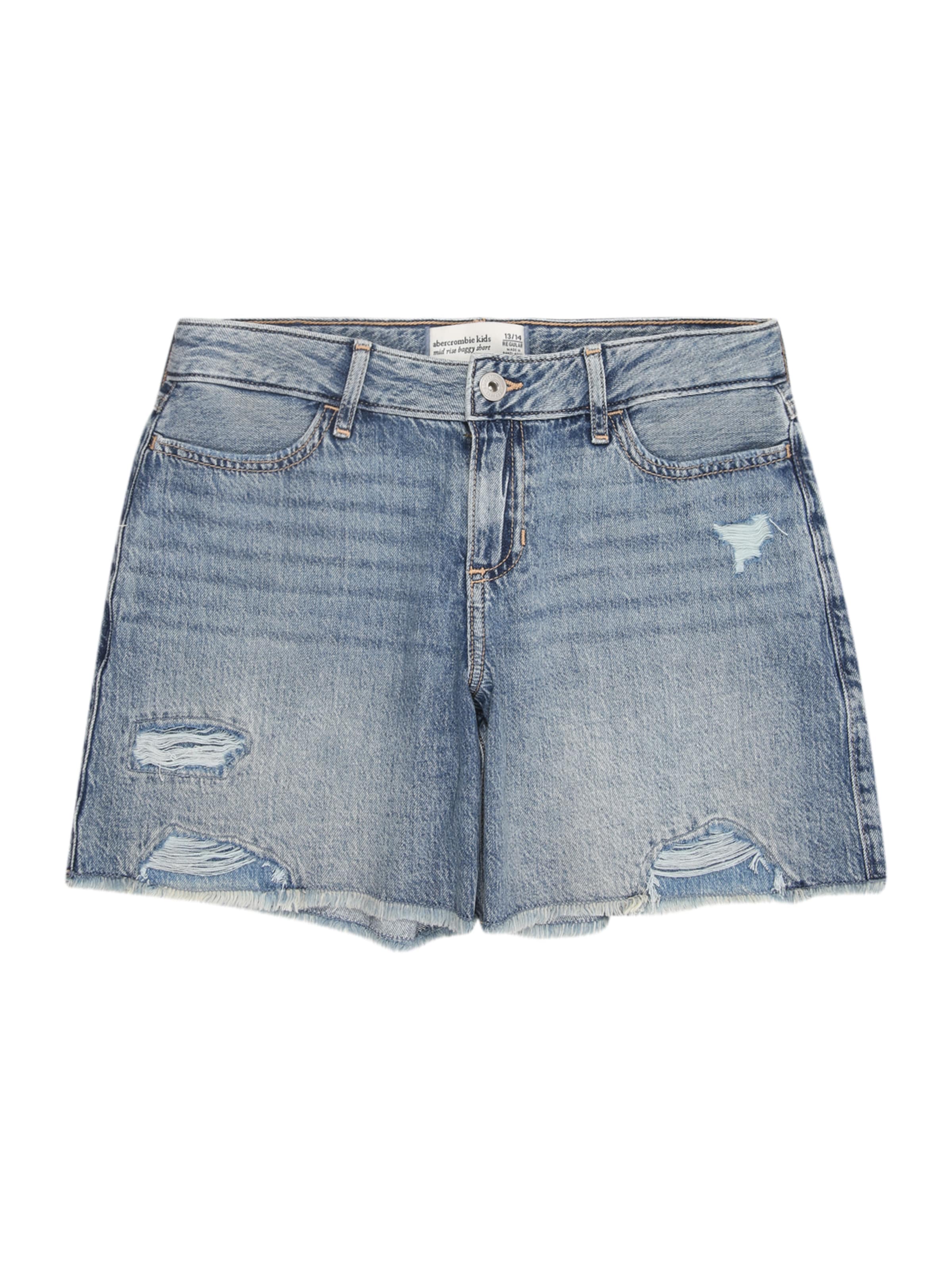 Abercrombie & Fitch tavaline Teksapüksid, värv sinine: eest vaates