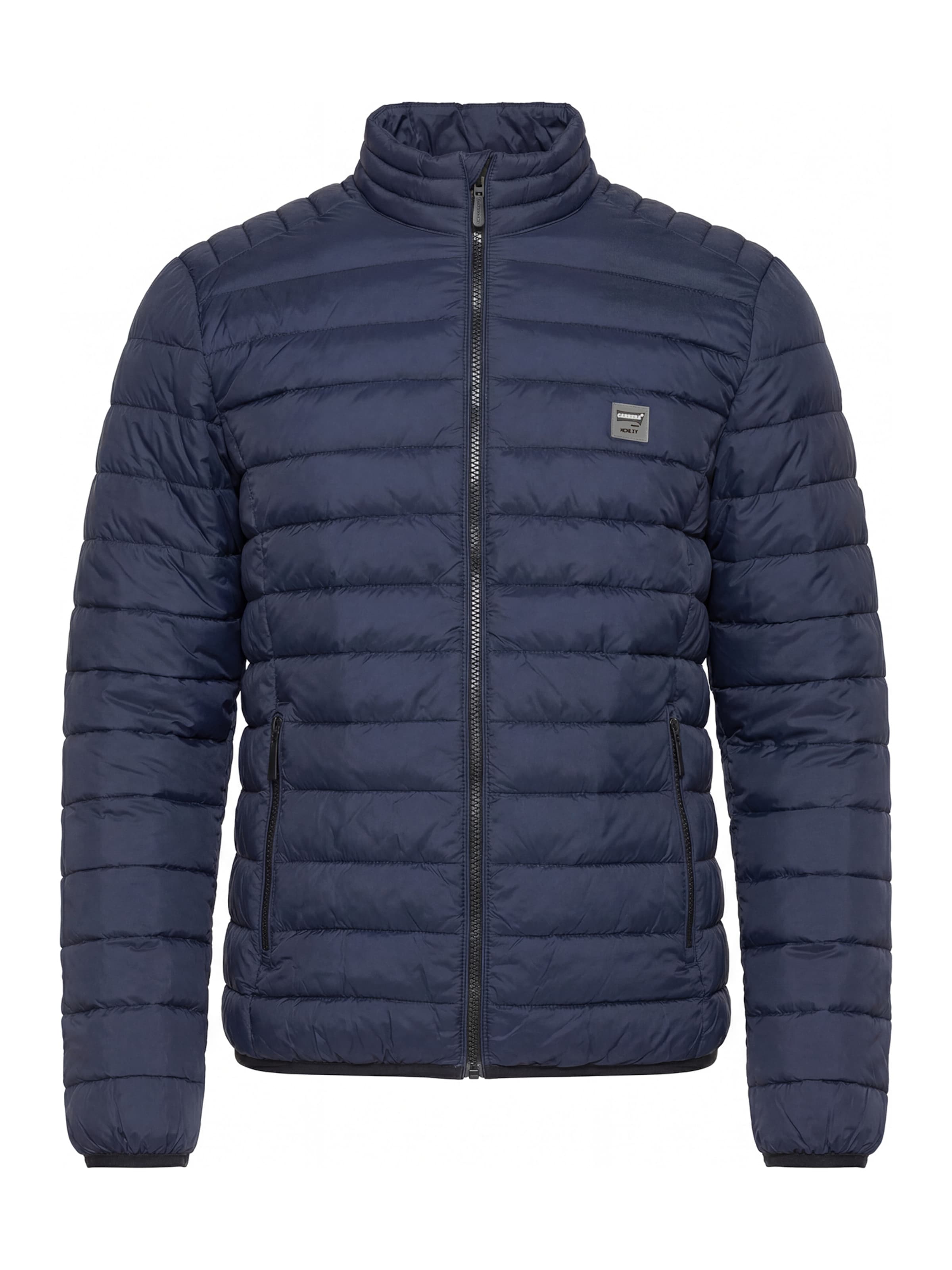 Carrera Jeans Outdoorjacke 'Upright-Collar'‌‌‌‌‌ in Blau: Vorderseite