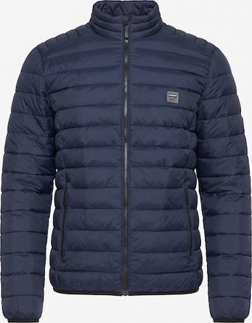 Carrera Jeans Outdoorjacke 'Upright-Collar' in Blau: Vorderseite