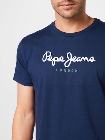 Maglietta 'EGGO' di Pepe Jeans in blu