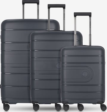Redolz Suitcase Set in Grey: front
