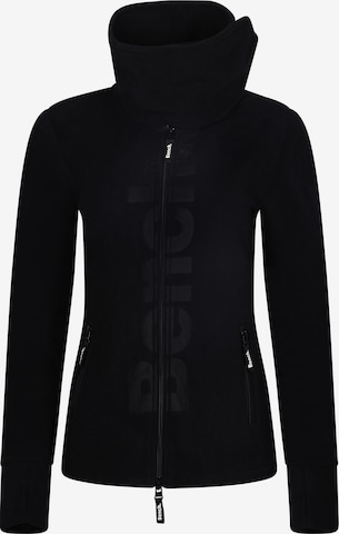 BENCH Fleece Jacket 'Finish' in Black: front