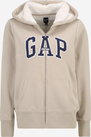 GAP Sweatjakke i beige: forside