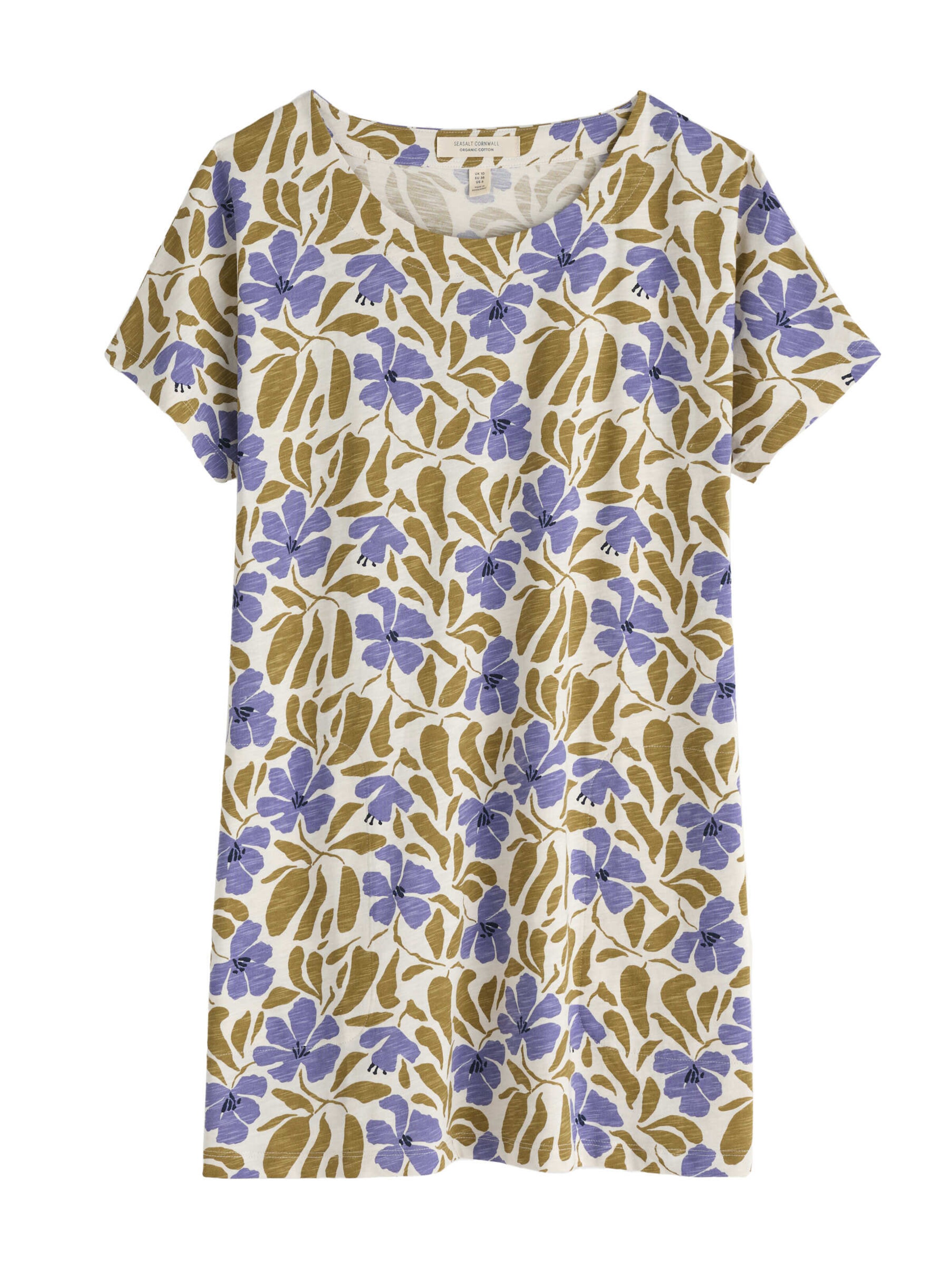Seasalt Cornwall Tunika 'Ocean Gaze' – bílá: přední strana