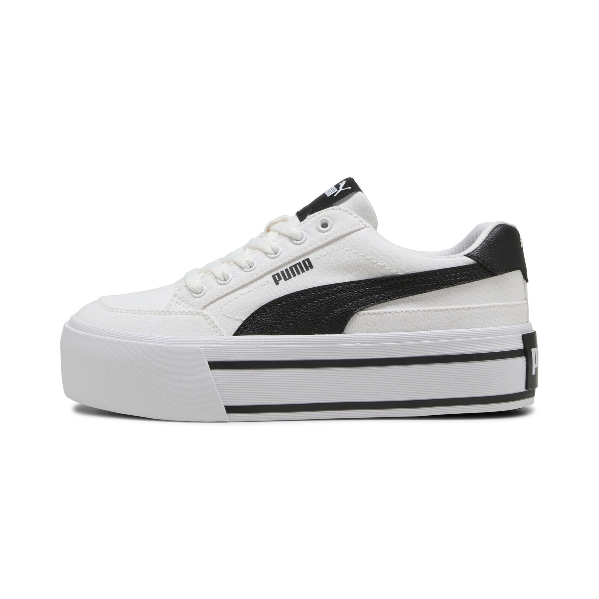 PUMA Platform trainers 'Court Classic' in White: front