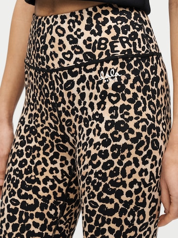 Lala Berlin Skinny Leggings 'Lea' in Bruin